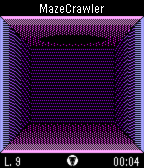 A hole in the ceiling indicating a maze entrance.